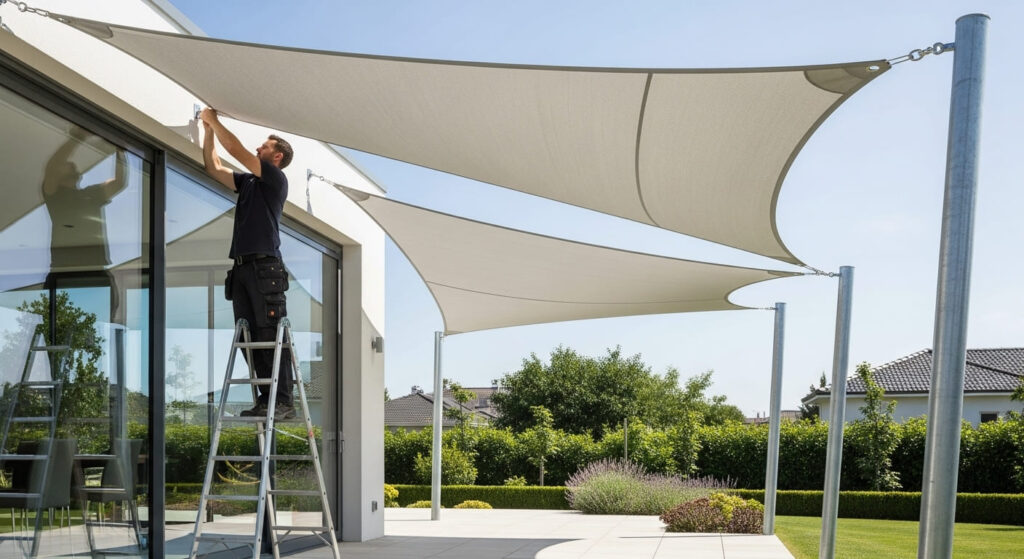 Outdoor Shade Sails Outdoor Shade Sails