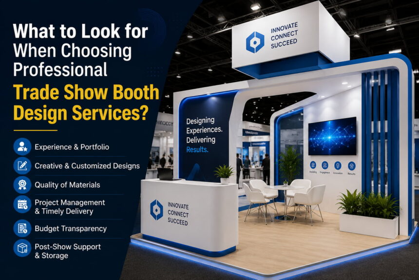 What to Look for When Choosing Professional Trade Show Booth Design Services?