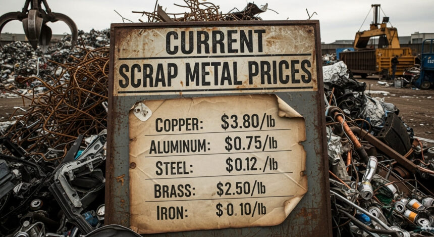 Current Scrap Metal Prices: 7 Top Metals & Their 2026 Rates Today