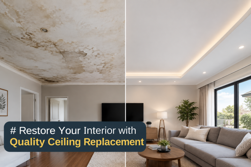 Restore Your Interior with Quality Ceiling Replacement